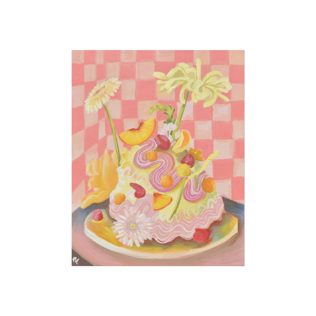 Art Print: Floral Cake