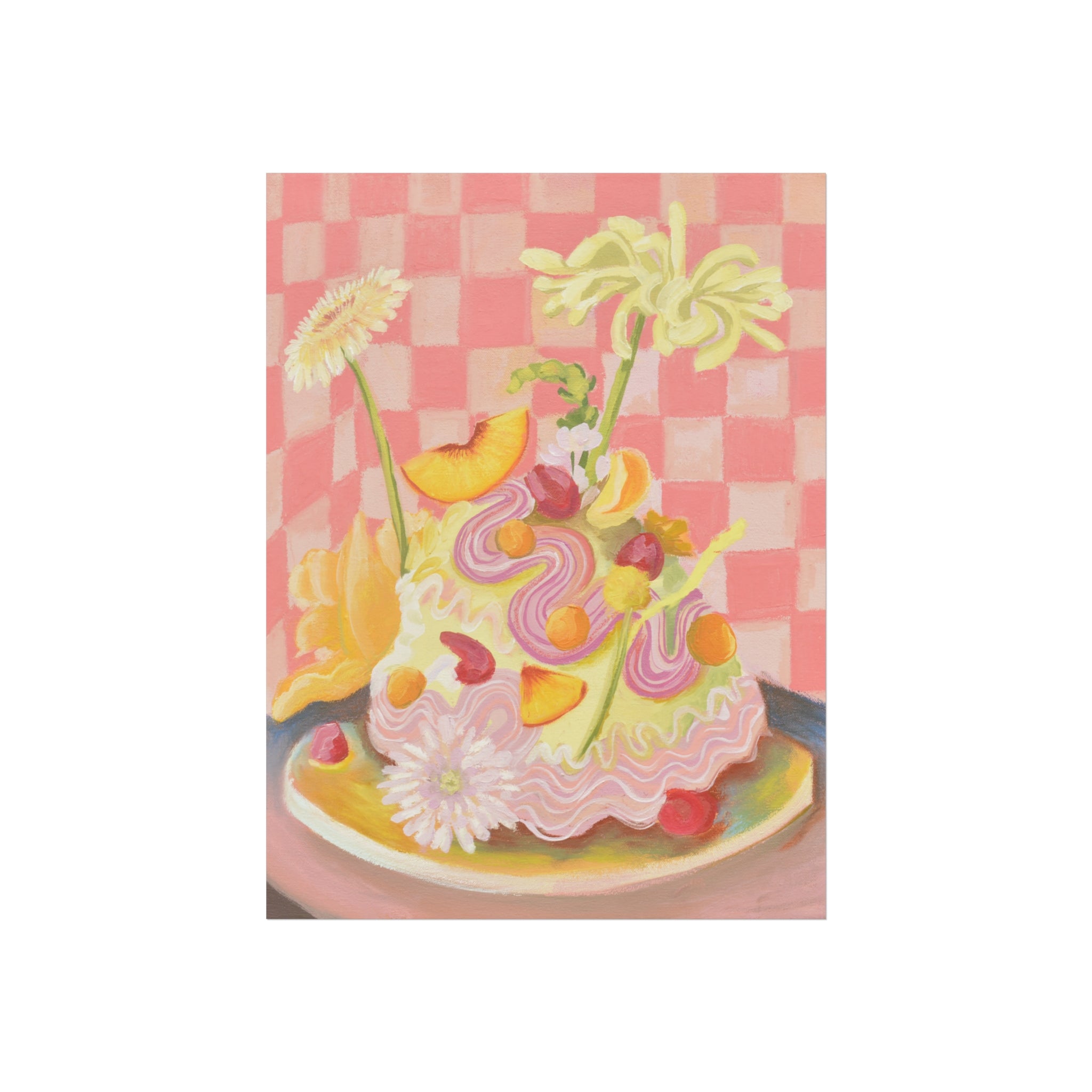 Art Print: Floral Cake