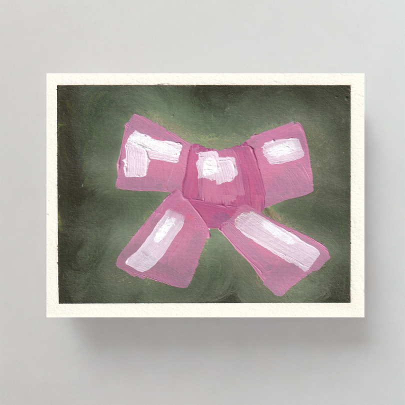 Mini Oil Painting (Bow)